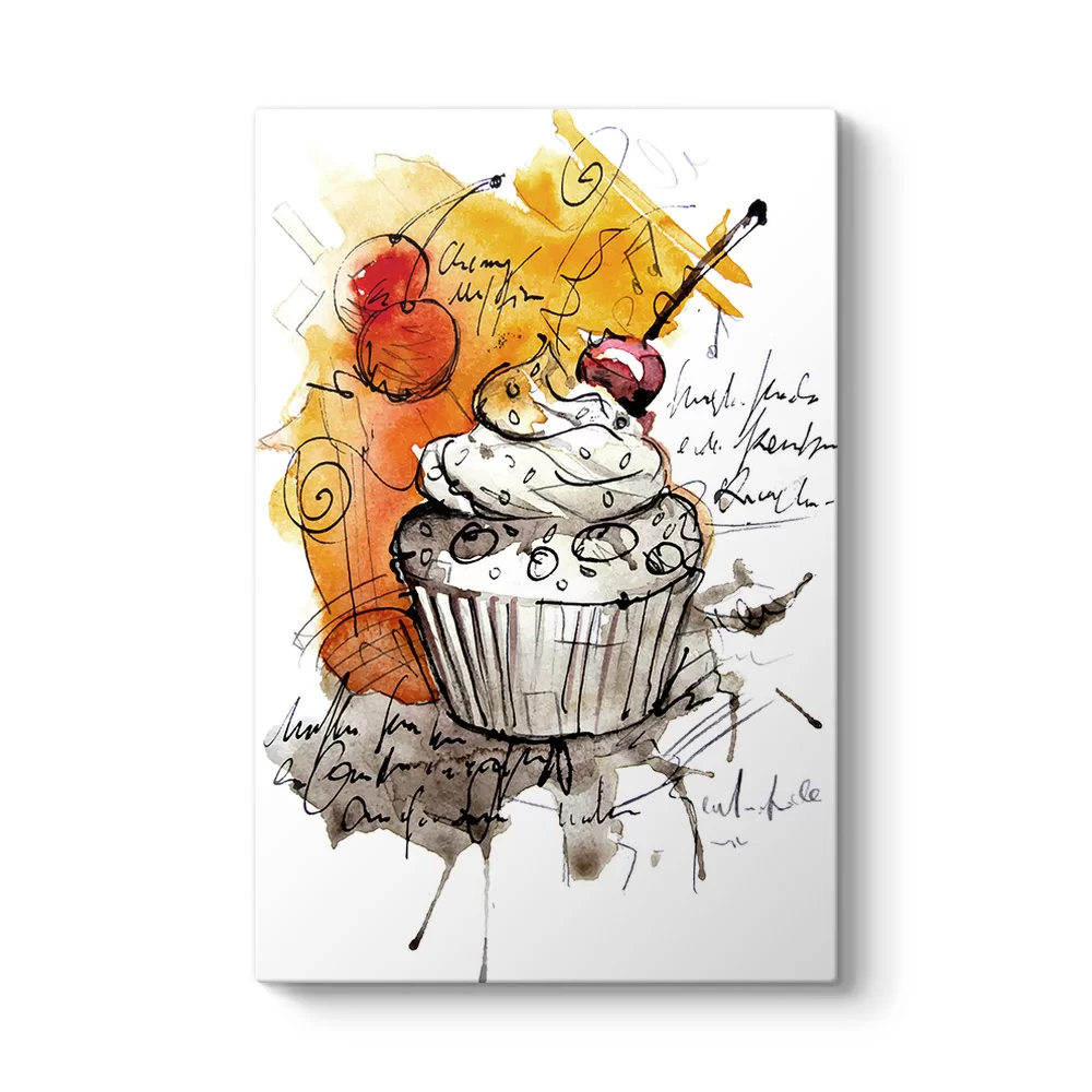 Cupcake Çizim Tablosu - Model 2
